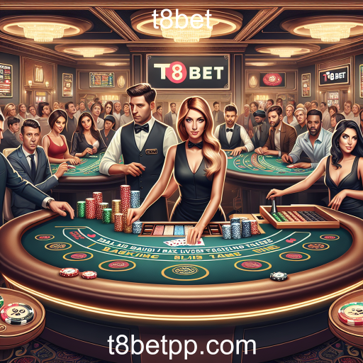 Experiência Imersiva com Live Dealer na t8bet